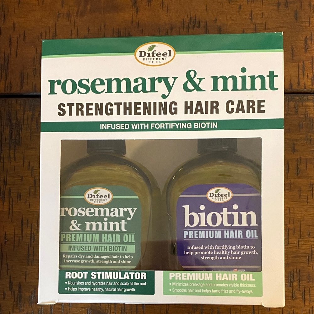 Rosemary & Mint Strengthening Hair Oil Set